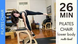 PILATES CHAIR FOR LOWER BODY STRENGTH WORKOUT | 26 Min | Intermediate-Level | Prop: None