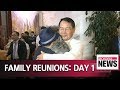 Tearful scenes as families from South and North Korea reunite