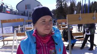 Ирина Услугина рассказывает о своём выступлении на чемпионате России