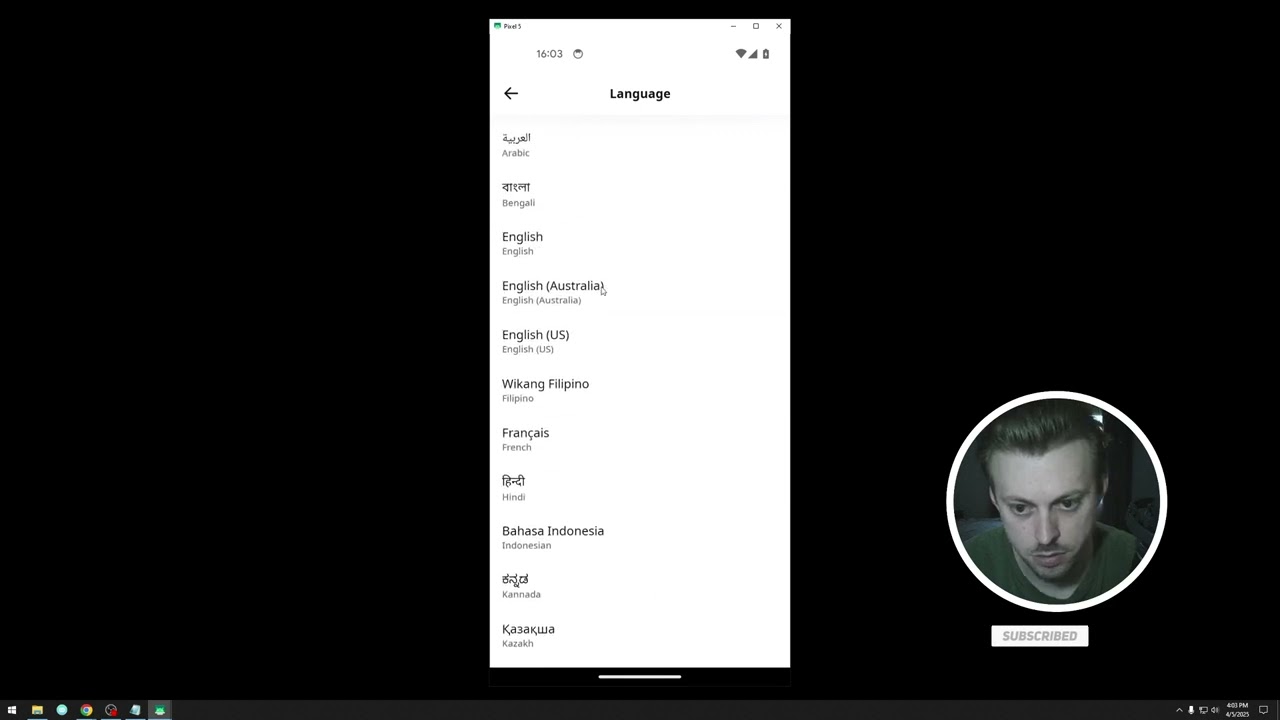 How to change language in inDrive App