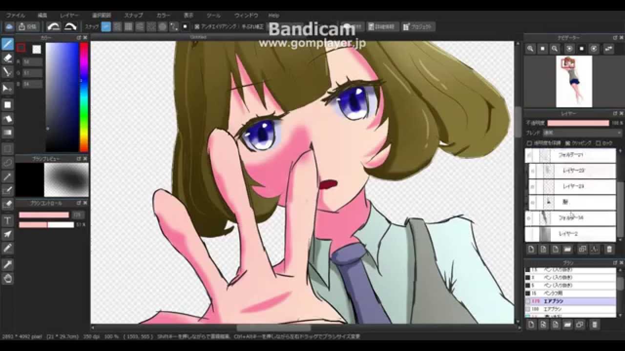 マウスでイラストを描いてみた メディバンペイント By Darkcolona Youtube