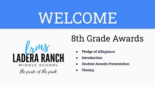 2021 LRMS 8th Grade Award