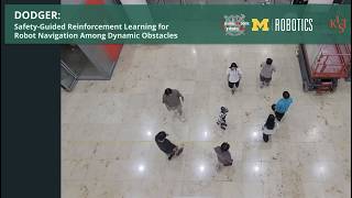 Information DODGER: Safety-Guided Reinforcement Learning for Robot Navigation Among Dynamic Obstacles Update