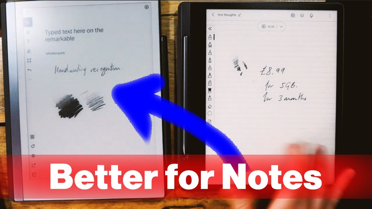 This is Better for Distraction Free - Lenovo Smart Paper vs Remarkable 2 