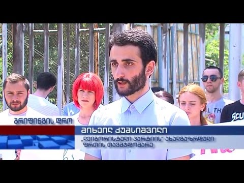 „ლეიბორისტული პარტიის\" ახალგაზრდული ფრთის წევრების აქცია „ლაგუნა ვერესთან\"