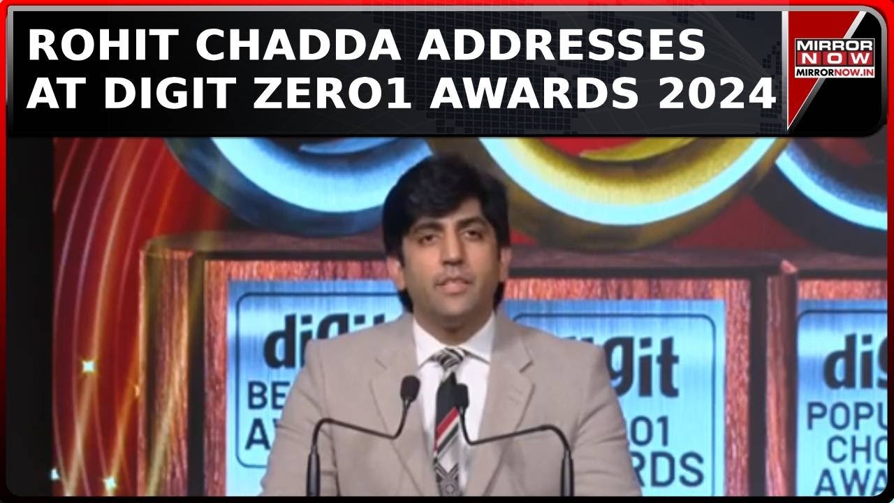 Times Network's President & COO Rohit Chadda Delivers Inaugural Speech At Digit Zero1 Awards 2024