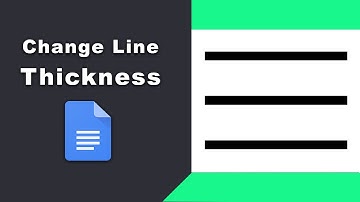 How to change thickness of horizontal line in google docs