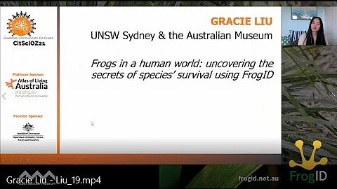 CitSciOz21: Frogs in a human world: uncovering the secrets of species’ survival using FrogID