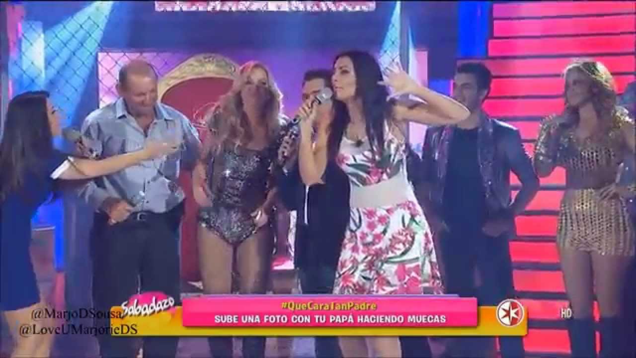 Marjorie de Sousa cantando Encadenada en Sabadazo