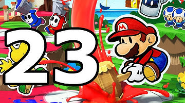 Paper Mario Color Splash Walkthrough Part 23 - No Commentary Playthrough (Wii U)