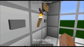 Minecraft Security: BCL Type 2, button combination lock type 2