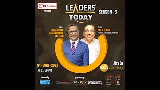 Leaders Today Episode 1 featuring Dr. G.P. Rao | Zee Business