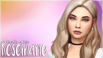 ROSEMARIE | The Sims 4 | Create a Sim + CC list and sim download