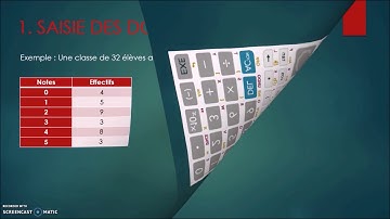 Obtenir les indicateurs statistiques avec la Casio graph 25+