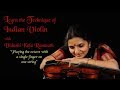 Learn the technique of indian violin  8th lesson playing the octave with a single finger