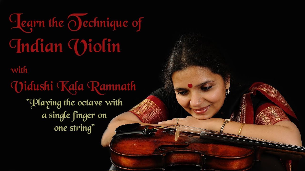 Learn the Technique of Indian Violin 8th Lesson "Playing the octave