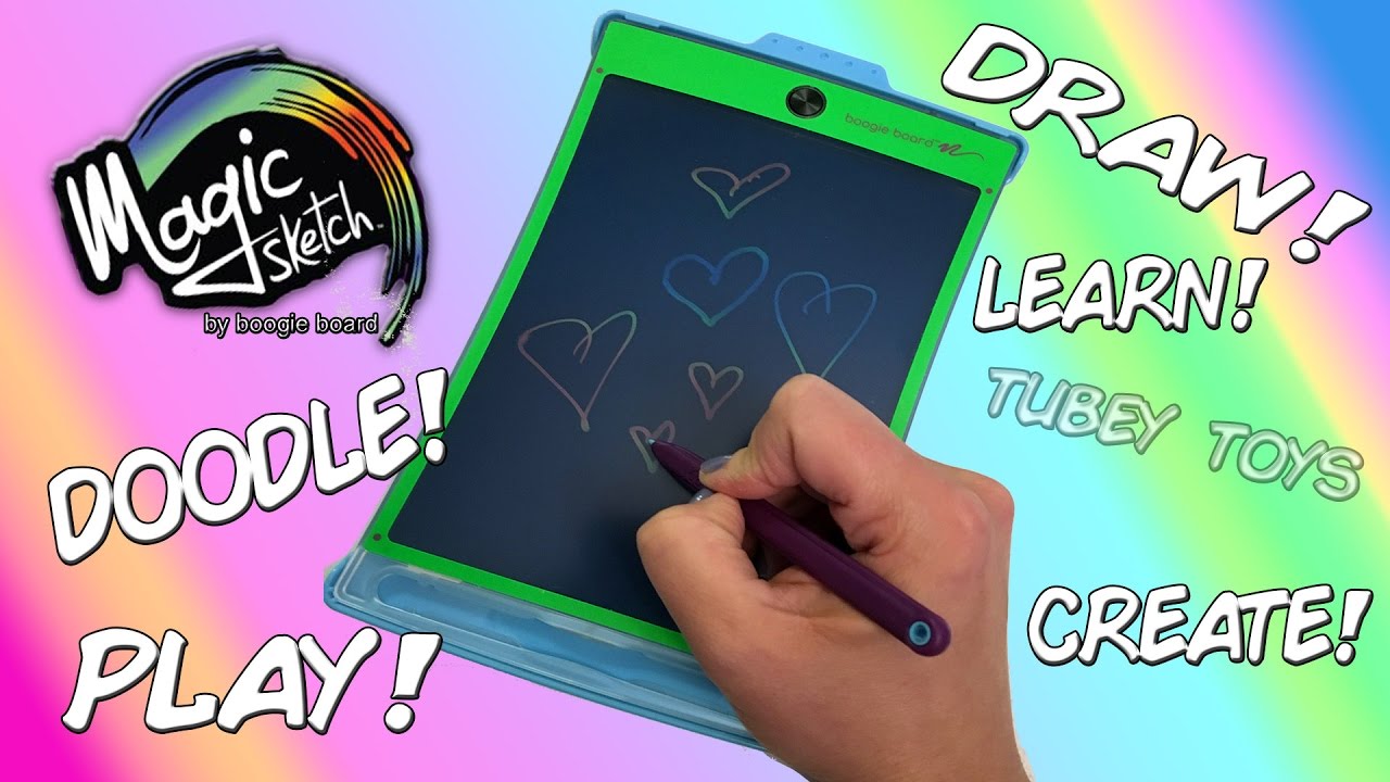 Magic Sketch By Boogie Board Lcd Writing Tablet Hottest Toy Review 2016 Tubey Toys