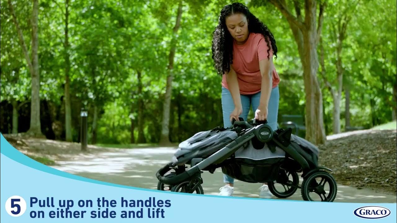 How to Fold and Unfold the Graco® Modes™ Adventure Stroller Wagon YouTube