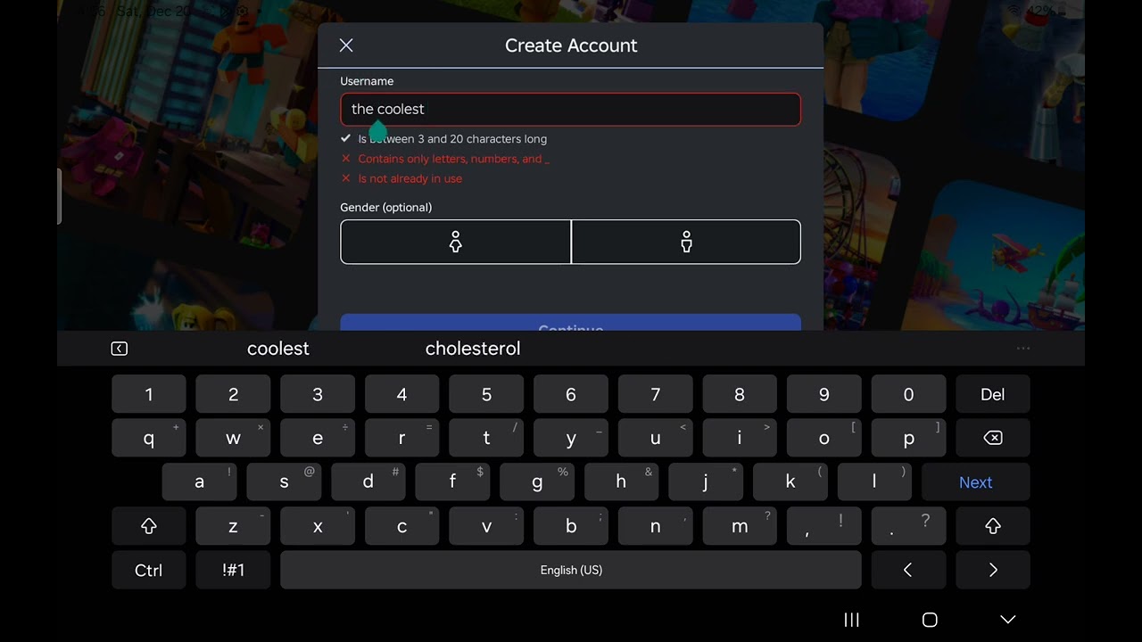How to make a account pt.1