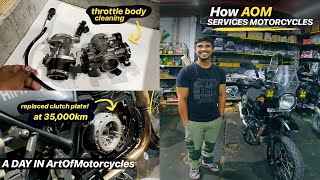 Full Himalayan Service at Art Of Motorcycles | 35,000 kilometres by SpilTrez 86,375 views 1 year ago 40 minutes