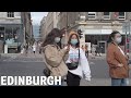 Walking Along Rose Street In Edinburgh Scotland