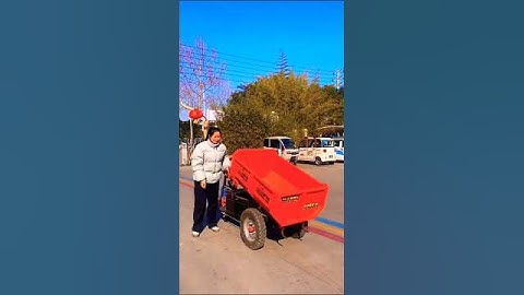 Self unloading trucks 🚛 One machine for multiple uses saves time effort labor and manpower #electric