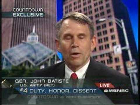 Major General John Batiste (ret) Talks to Keith Olbermann