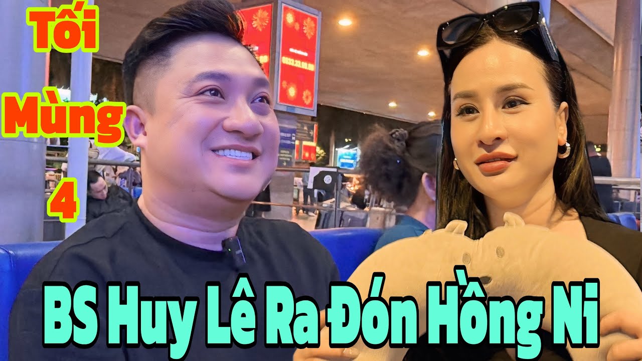 BS Huy Lê Hồng Loan Anh Lê Minh chào Mừng Hồng Ni Hạ Cánh An Toàn Tại Sân Bay Tân Sơn Nhất