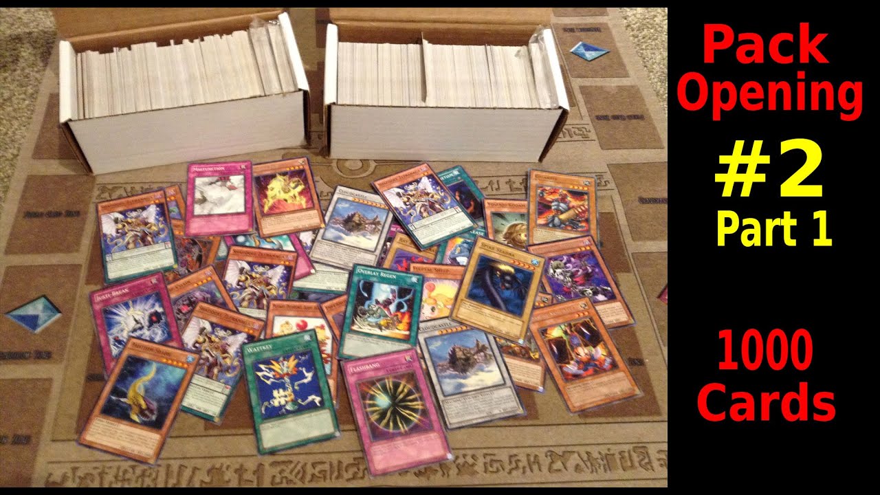 OPENING 1000 Yu-Gi-Oh CARDS! Part 1