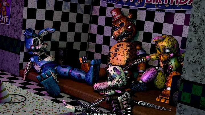 [FNAF C4D SPEED ART] Destroyed Toy Animatronics V3