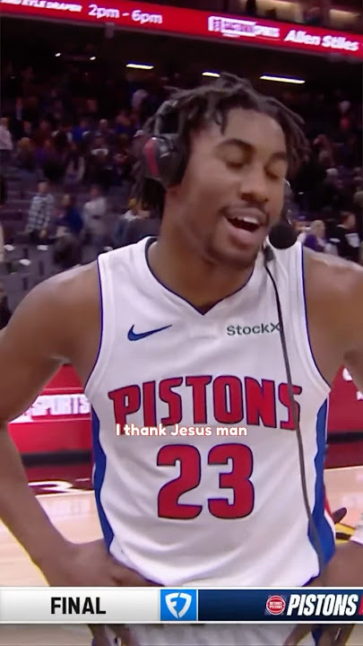 Jaden Ivey Thanks Jesus After Game Winner vs. Kings #nba #basketball #christian