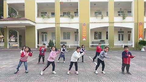 Trường TH Xuân Đỉnh, khối lớp 1,2. Flashmob Dance "Uptown Funk",