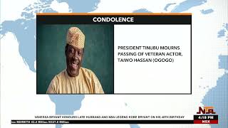 Tinubu Commends Taiwo Hassan’s Contribution to Yoruba Theatre