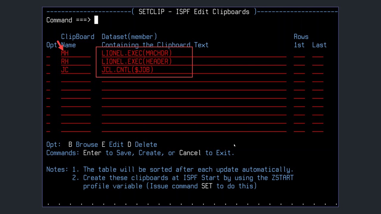 SetClip - ISPF Edit Clipboard Manager - YouTube