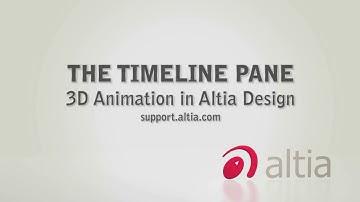 Altia Design 12 - Timeline Pane with 3D Animation Basics