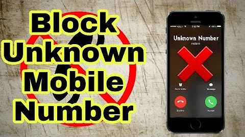 How to Block Unknown Number in any Any Android Mobile {HINDI/URDU}