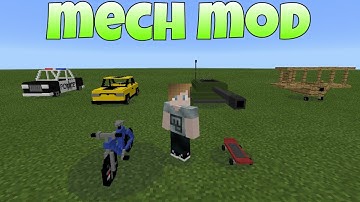 Minecraft PE [0.14.1/0.15.0] Mech Mod Showcase!!