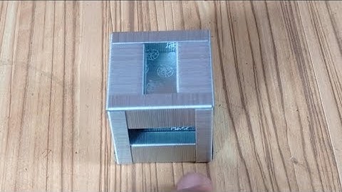 How to Make a Cube with Stapler Pins ?