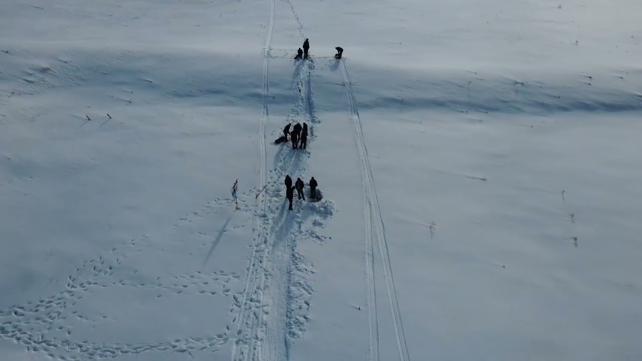 Bayburt Kavaklı köyü drone çekimi (kış)