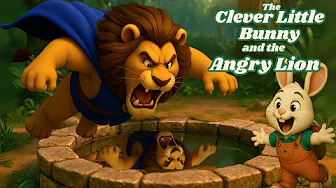 🐰🦁 The Clever Little Bunny and the Angry Lion | Fun Jungle Adventure | Kids Storytime