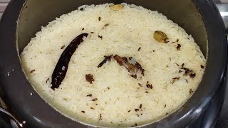 कुकर में इस तरह से जीरा राइस बनाएंगे तो आपका जीरा राइस  खिला-खिला बनेगा।Jeera Rice|Jeera Rice Recipe screenshot 2