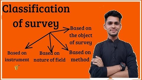 classification of survey | engineering survey | classification based on instruments