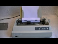 STAR LC-20 Dot Matrix Printer test