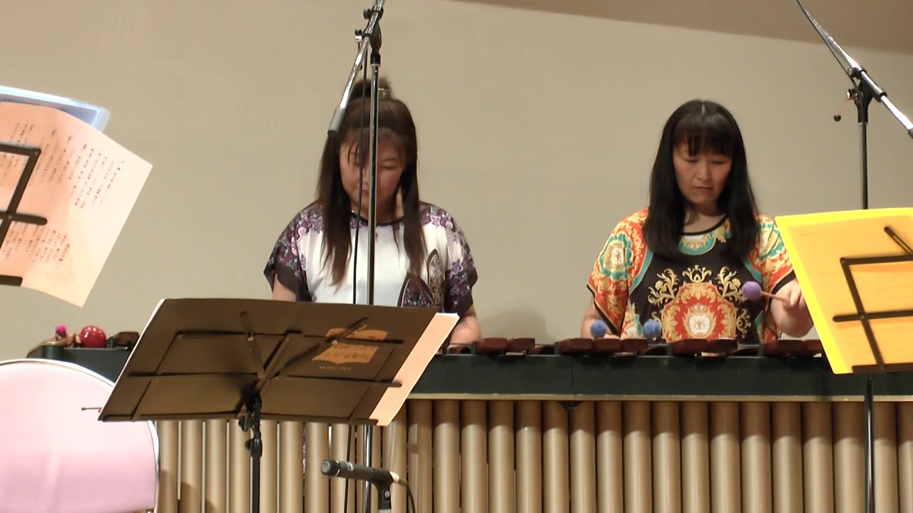 マリンバ なつ かよ アスピア玉川でマリンバ演奏 Youtube