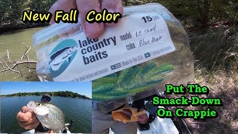 How to catch crappie in Early Fall/ Hot new Lure Color for Fall Crappie/ September Crappie Fishing