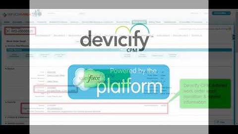 devicify servicemax   work order creation