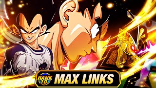 WHAT IS THIS???? LEVEL 10 LINKS 100% RAINBOW STAR LR VEGETA/GOKU EXCHANGE! (DBZ: Dokkan Battle)