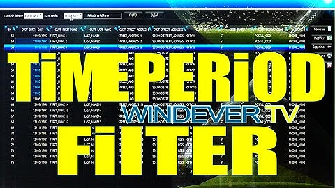 SELECT A PERIOD OF TIME WITHOUT USING SQL QUERY