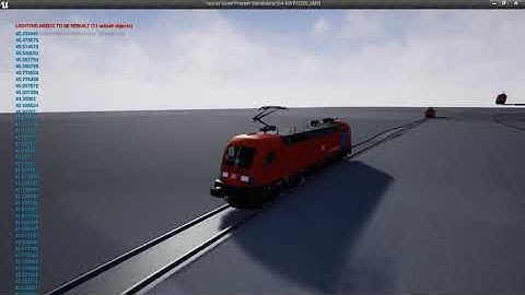Unreal engine train physics its possible!!!!