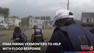 FEMA hiring Vermonters to help with flood response